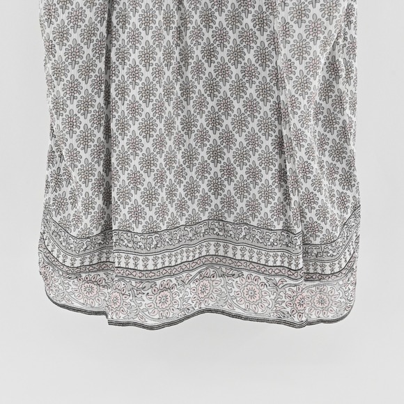 Joie Womens Astor Silk Sleeveless Top Size S Beaded Embroidered Gray Boho Tunic - Picture 10 of 10